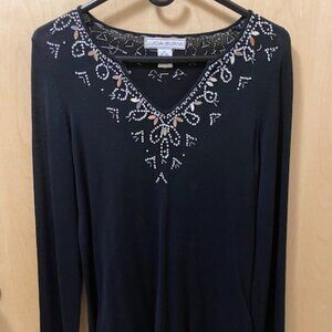 Lucia Burns Long Sleeved Top EUC